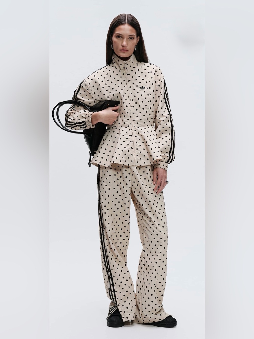 NWT Adidas x ASOS Limited Edition Oversized Polka Dot Track Pants XS